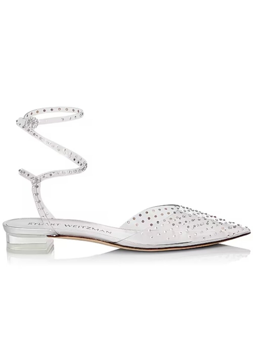 Stuart weitzman glam bridal flats